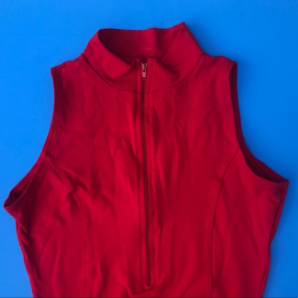 Tops - Red (turtleNeck) one-piece